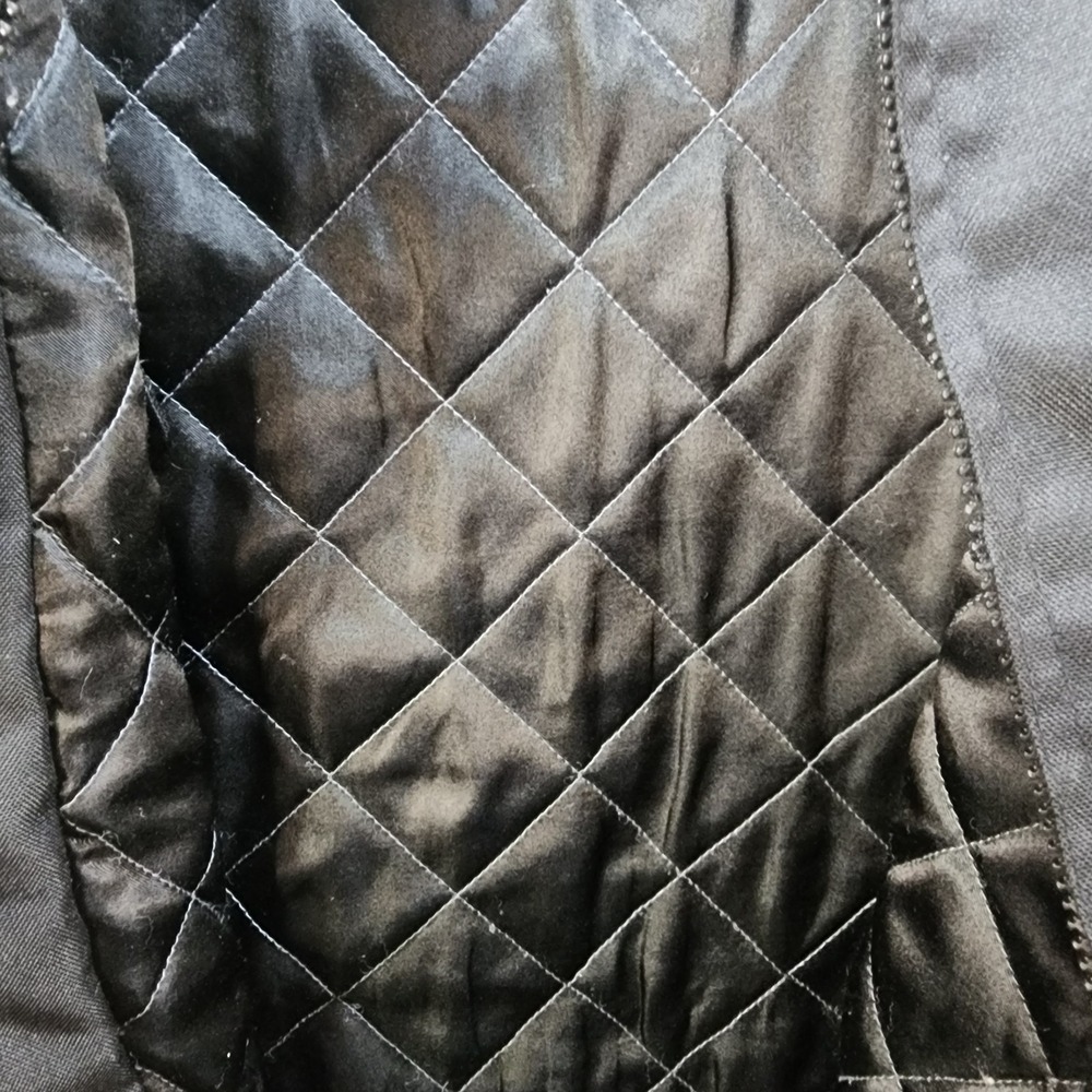 Vintage No Fear Y2K SoCal Black Embroidered Full Zip Jacket‎ Coat L - Picture 10 of 13